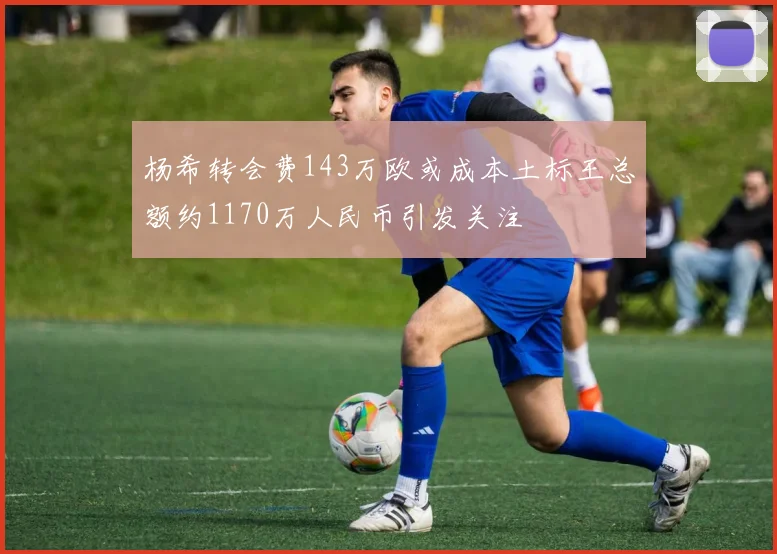 杨希转会费143万欧或成本土标王总额约1170万人民币引发关注